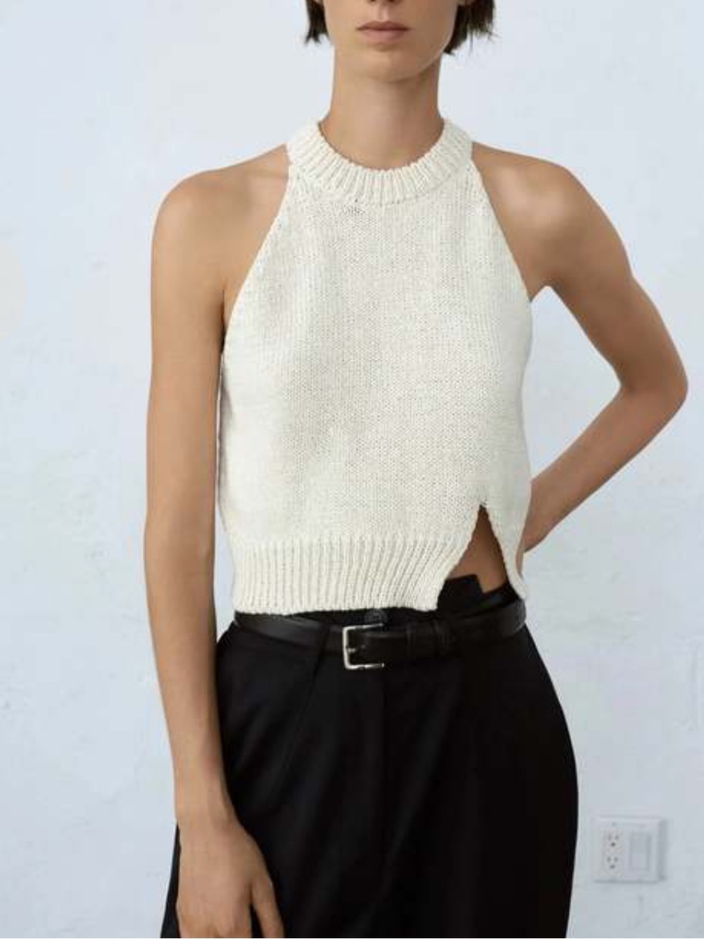 Cordera Knit Halter Top